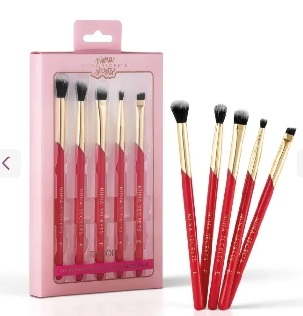 Kit de Pincéis para Olhos Essenciais Niina Secrets Imagem