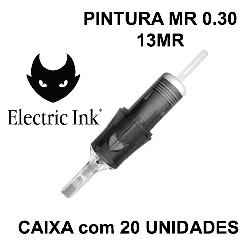 Cartucho ELECTRIC INK PRO PINTURA CURVADA 0.30mm) 13MR - CAIXA 20 UNIDADES