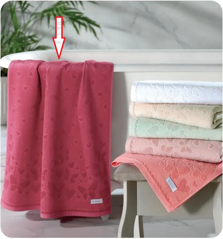 Toalha de Banho Premium Rosa Escuro