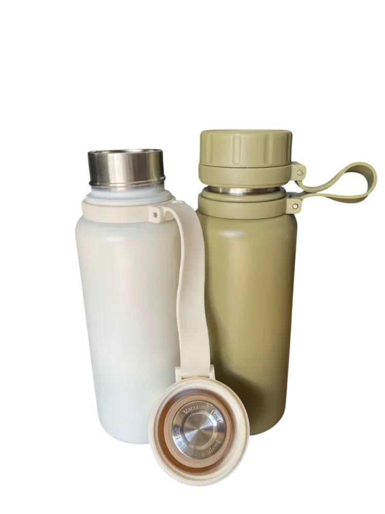ATACADO GARRAFA TERMICA ALCA SILICONE 600ML