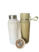 ATACADO GARRAFA TERMICA ALCA SILICONE 600ML