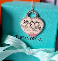 Colar Tiff coração flechado prata 925 maciça.  - Foto 3