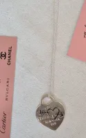 Colar Tiff coração flechado prata 925 maciça.  - Foto 5