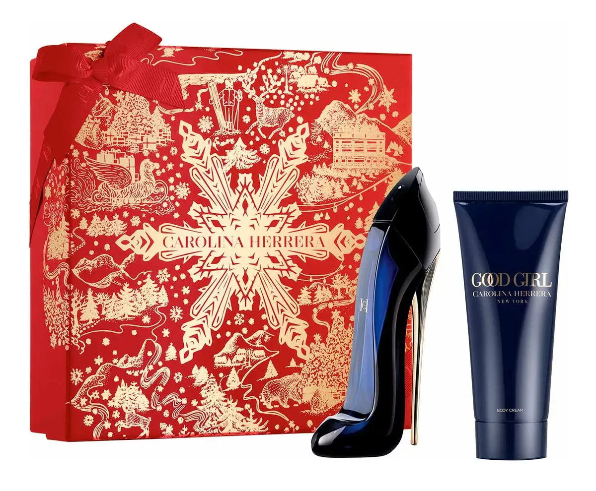 KIT CAROLINA HERRERA GOOD GIRL FEMININO (EAU DE PARFUM 80ML + BODY LOTION 100ML)
