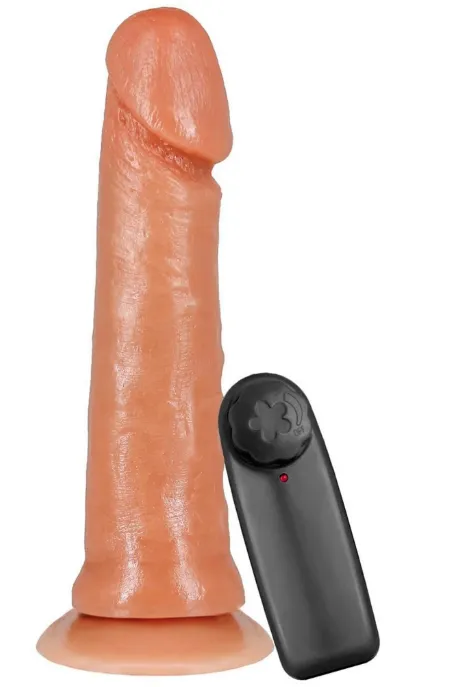 Protese Com Vibro E Ventosa 17,5 X 3,9 Cm