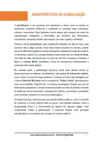 849 - Geografia - Geografia Geral e Atualidades - Características da Globalização - 9º ano - PDF com 19 páginas - Foto 2