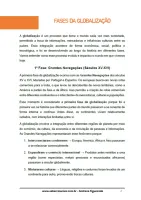 850 - Geografia - Geografia Geral e Atualidades - Fases da Globalização - 9º ano - PDF com 11 páginas - Foto 2
