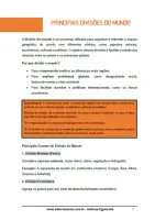 851 - Geografia - Geografia Geral e Atualidades - Principais Divisões do Mundo - 9º ano - PDF com 19 páginas - Foto 2
