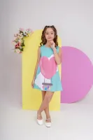 Vestido Trapézio Fun Coração