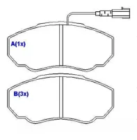Pastilha Freio Dianteiro Citroen Jumper 2.5 2003 a 2017 SYL1151 - Foto 2