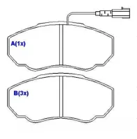 Pastilha Freio Dianteiro Fiat Ducato 2.3 2010 a 2017 - Foto 2