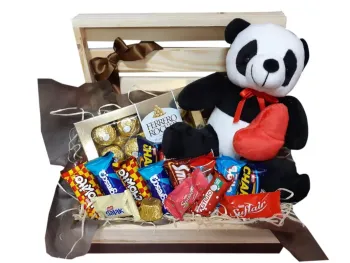 CESTA DE CHOCOLATE PANDINHA 