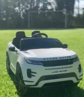 Mini Carrinho Elétrico Infantil 12v - Range Rover Branca 4x4 Cor Branco Voltagem do carregador 110V/220V - Foto 4