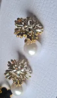 Brinco de pérolas e cristais Vivienne Westwood  - Foto 4
