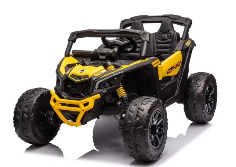 Mini Carro Elétrico 4x4 12v Amarelo Imagem
