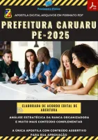 Apostila Caruaru 2025 Auxiliar de Serviços Administrativos