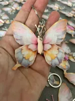 CHAVEIRO DE BORBOLETA EM TECIDO - Foto 8