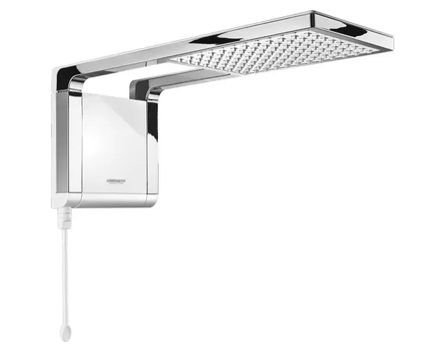 Chuveiro Eletrônico Lorenzetti Acqua Storm Ultra Branco Cromado 220V 7800W