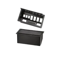 Estação de Trabalho Mesa Plataforma 1500 Para 2 Lugares Pé Painel com Caixa de Tomadas Versa - Foto 4