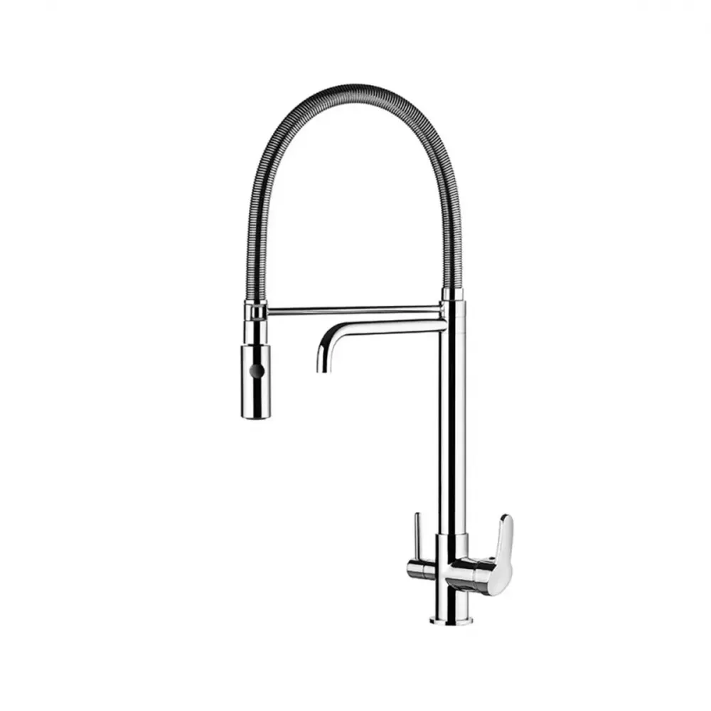 MISTURADOR MONOCOMANDO DE MESA PARA COZINHA COM DUCHA ESPECIAL E SAIDA PARA ÁGUA FILTRADA 2264 C76 LORENZETTI