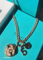 Colar Chanel Logo+pedras.  - Foto 5