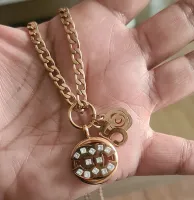 Colar Chanel Logo+pedras.  - Foto 7