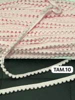   POMPOM TAM.10 ROSABB COR132