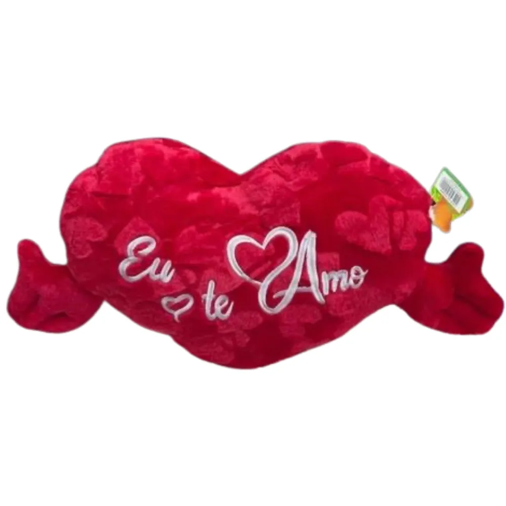 Coração de Pelúcia Eu Te Amo - Fizzy