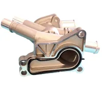 Carcaça Válvula Termostática Aluminio Ford Ka / Fiesta 1.0 12V 3cc Aluminio CM5G9K478GA - Foto 2