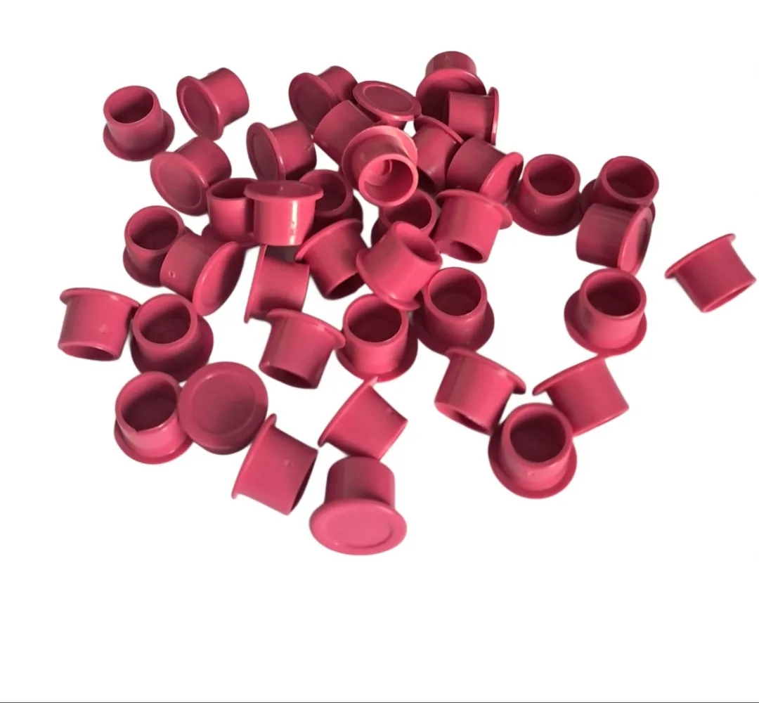 Batoque SILICONE Rosa com Base M  - PCT 250 Unid