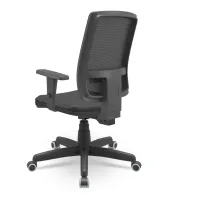  Cadeira Multiregulável NR17 Brizza Tela Cor Preta Encosto Regulável com Base Giratória e  Braços Reguláveis - Foto 2