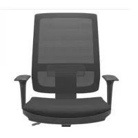  Cadeira Multiregulável NR17 Brizza Tela Cor Preta Encosto Regulável com Base Giratória e  Braços Reguláveis - Foto 4