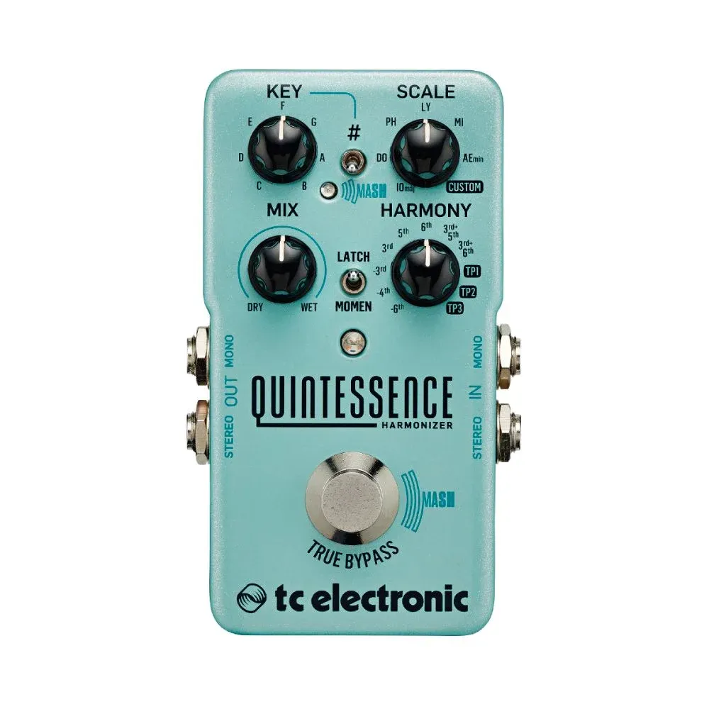 ギター TC ELECTRONIC Quintessence Harmonizer Moss Music - Pedal de Guitarra TC Electronic Quintessence