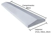Capa de Muro Pingadeira 19x80x5 - Foto 2
