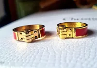 Anel Hermès Cadena Lock - Foto 3