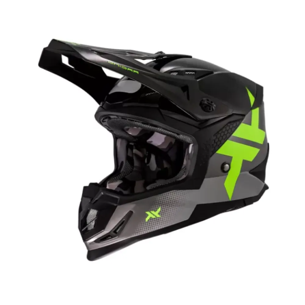 CAPACETE ATOMIC PRETO/VERDE 2025 - MATTOS RACING
