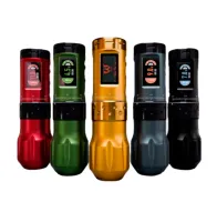 Máquina de Tatuagem PEN AVA UNI-B Wireless com 2 Baterias - Verde - Foto 3