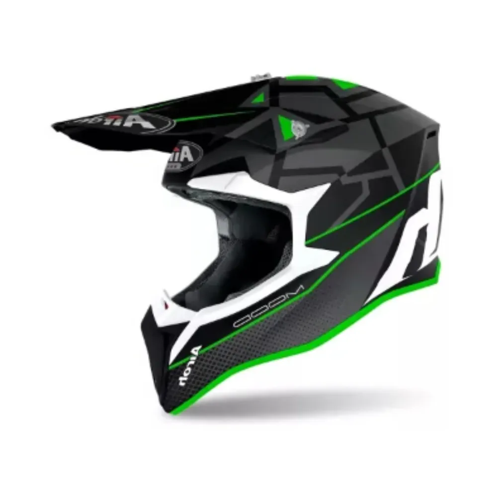 CAPACETE WRAAP GREEN MATT - AIROH