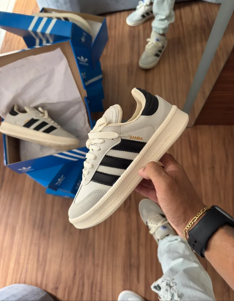  Tênis Adidas  sambaxlg cloudwhite Premium