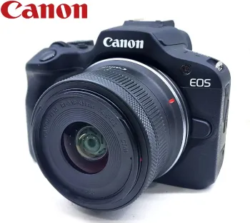 Câmera Canon EOS R100 c/ Lente RF-S 18-45mm f/4-5-6.3 IS STM  - Seminova