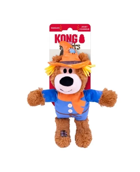 Kong Wild Knots Halloween Scarecrow Bear - Espantalho S/M