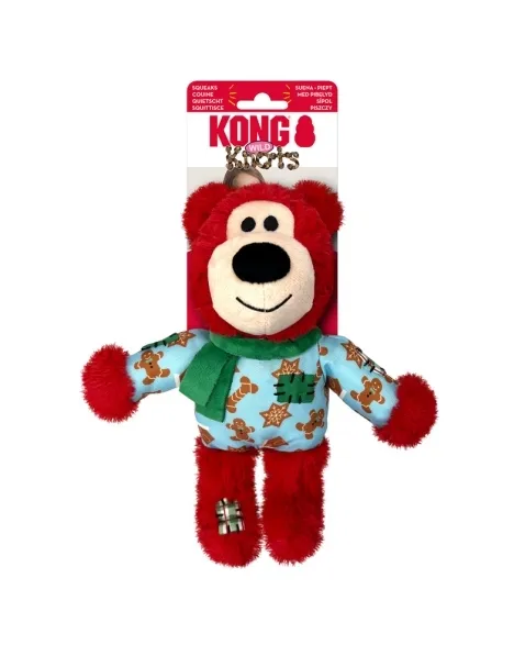 Kong Wild Knots Holiday Bear - Urso natal