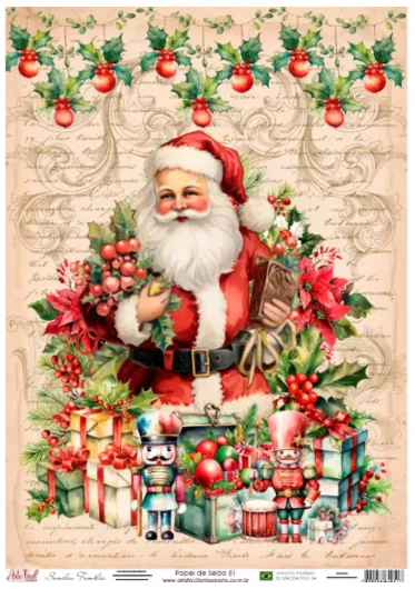 SE-051 - Papel de Seda Natal 051 - Papel de Seda 