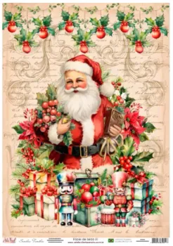 SE-051 - Papel de Seda Natal 051 - Papel de Seda 