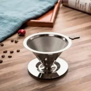 2 Filtro Coador De Café Inox - Peneira Aço Reutilizável - Foto 2