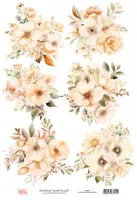 DT-001 - Adesivo Transfer Buquê 1 - Tam. 21,0x14,8cm