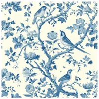 SC-921 - Toile de Jouy 1 - Papel para Scrapbook Dupla Face - Foto 3