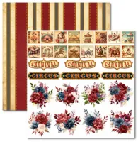 SC-914 - Circus 4 - Papel para Scrapbook Dupla Face