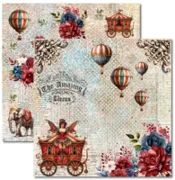 SC-912 - Circus 2 - Papel para Scrapbook Dupla Face