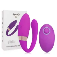 VIBRADOR DE CASAL SWAN EGG COM CONTROLE